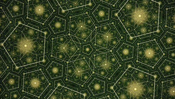 Wallpaper Abstract, Green, Lines, White, Shapes, Fractal, Desktop, Mobile, Glare