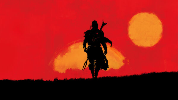 Wallpaper Games, Redemption, Dead, Mandalorian, Red, Desktop