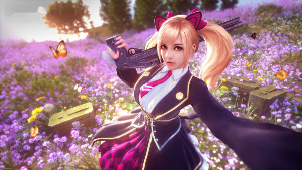 Wallpaper Free, Background, Gun, Mobile, Fire, Girl, Purple, Desktop, Garena, Flowers, With