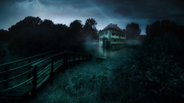 Wallpaper House, Horror, Background, Dark
