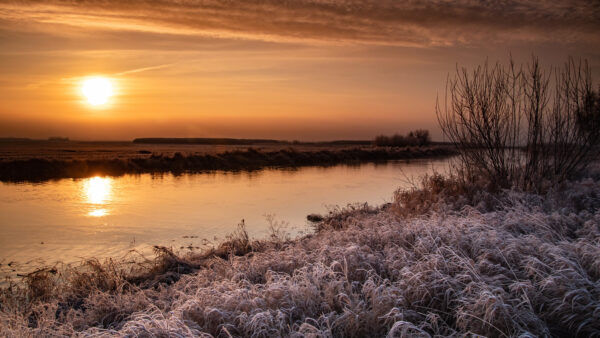 Wallpaper Nature, Desktop, Sunset, Mobile, During, River