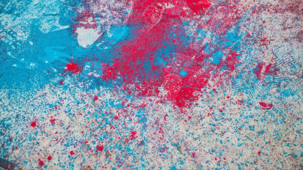 Wallpaper White, Traces, Abstract, Mobile, Dry, Red, Blue, Desktop, Paints