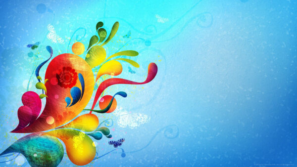 Wallpaper Colorful, Art, Abstract, Paint