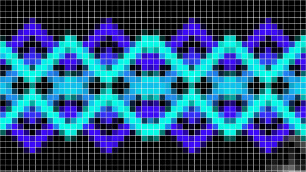 Wallpaper Blue, Desktop, Abstract, Grid