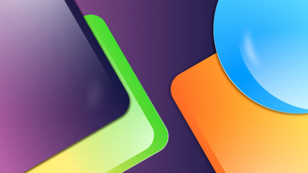 Wallpaper Mobile, Colorful, Desktop, Abstraction, Gradient, Geometry, Abstract, Bubble, Shapes