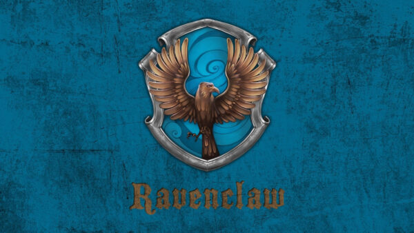Wallpaper Logo, Blue, Eagle, Ravenclaw, Background