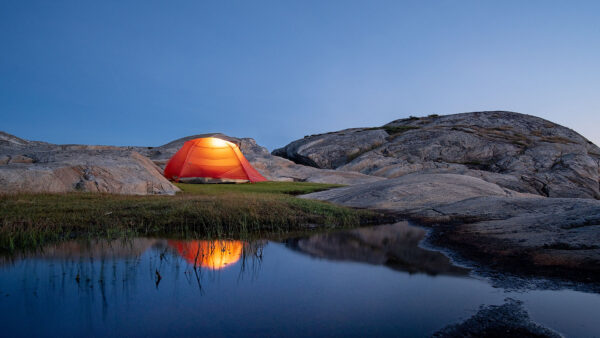 Wallpaper Mobile, Reflection, Rocks, Background, Lake, Nature, Landscape, Light, Camping, Desktop, With, View, Sky, Stone, Blue, Tent