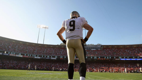 Wallpaper Back, Background, Brees, With, Desktop, Drew, And, People, Sky, Stadium, View, Blue