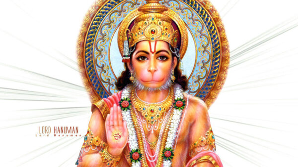Wallpaper Lord, Hanuman, Background, White