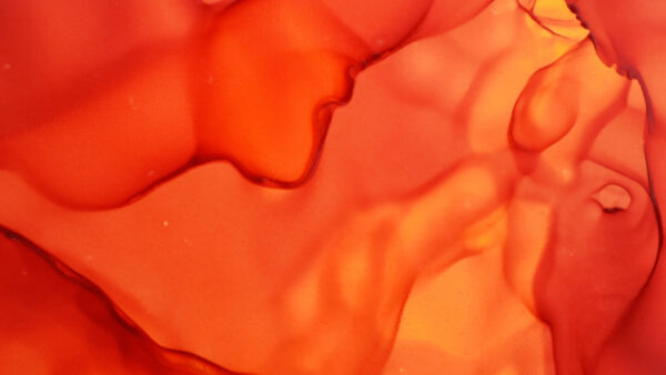 Wallpaper Orange, Paint, Red, Light, Liquid, Stains, Mixed