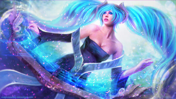 Wallpaper Legends, Sona, League