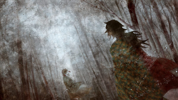 Wallpaper Tomioka, Anime, Desktop, Background, Shallow, Trees, Slayer, Demon, With, Giyuu