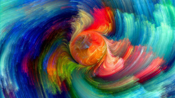 Wallpaper Swirl, Abstract, Fractal, Colorful