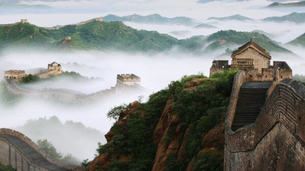 Wallpaper Travel, China, With, Fog, WALL, Great