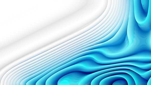 Wallpaper Abstract, Desktop, Blue, White, Lines, Ripple, Background, Curved