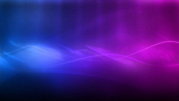 Wallpaper Desktop, Dark, Blue, Waves, Purple