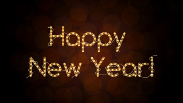 Wallpaper Background, Word, Bokeh, Happy, Year, New, 2021