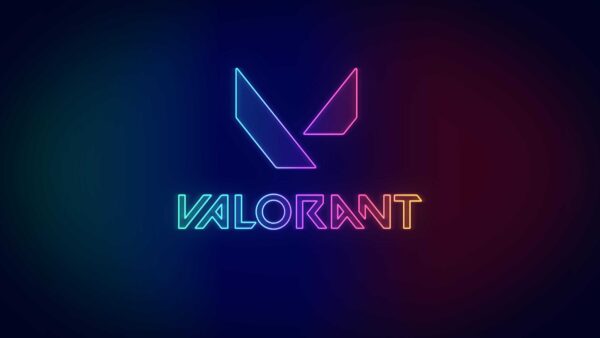 Wallpaper Colorful, Valorant, Logo