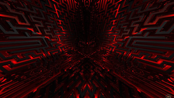 Wallpaper Lines, Glare, Black, Abstract, Shapes, Red, Abstraction