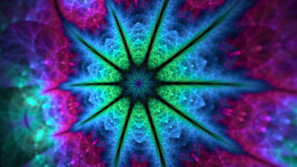 Wallpaper Trippy, Colorful, Fractal, Pattern, Abstraction