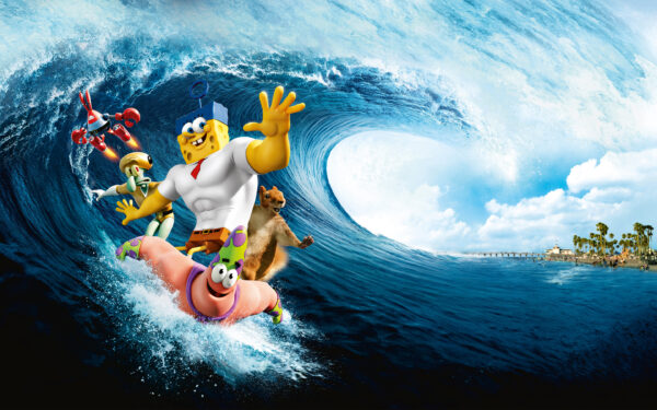 Wallpaper Water, Sponge, Movie, SpongeBob