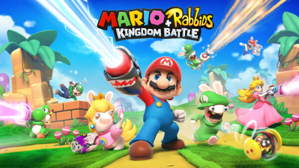 Wallpaper Battle, Mario, Kingdom, Rabbids