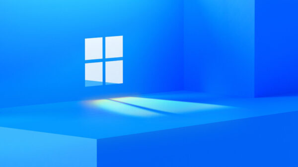 Wallpaper Blue, Windows, Desktop, Logo