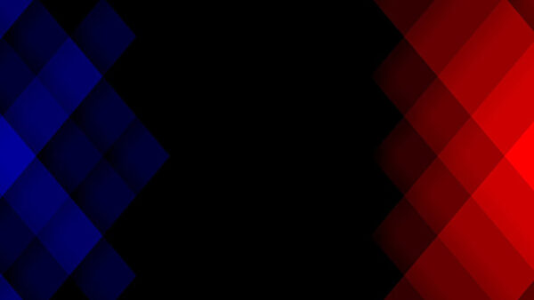 Wallpaper Geometric, Background, Black, Abstract, Red, Blue, Shapes