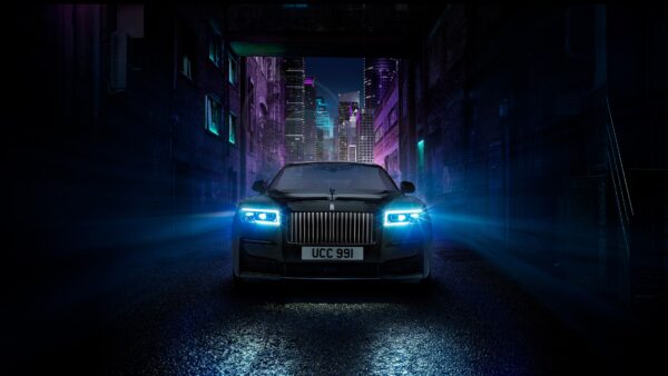 Wallpaper 2021, Rolls, Black, Royce, Ghost, Cars, Badge