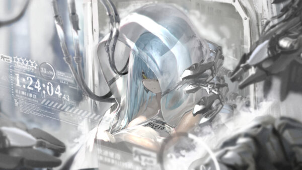 Wallpaper Frontline, Games, HK416, Desktop, Girls