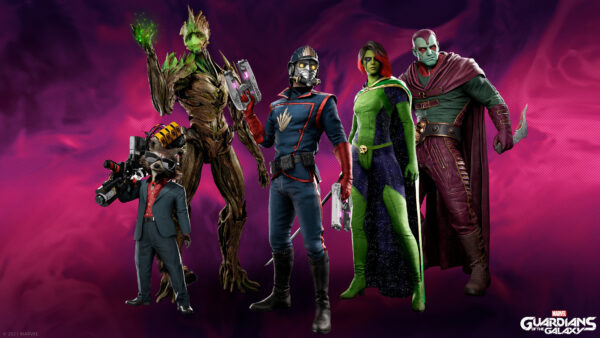 Wallpaper Groot, Gamora, Rocket, Star-Lord, The, Drax, Guardians, Raccoon, Marvel, Galaxy, Destroyer
