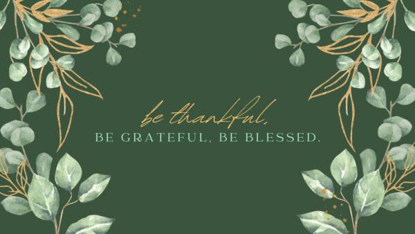 Wallpaper Blessed, Thankful, Grateful, Thanksgiving