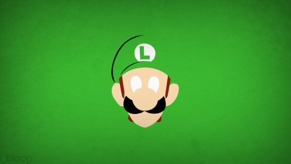 Wallpaper Luigi, Games, With, Background, Green