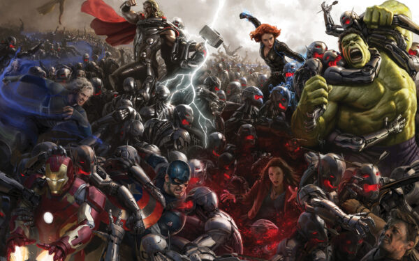 Wallpaper Concept, Avengers, Ultron