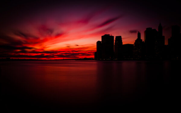 Wallpaper Sunset, Manhattan