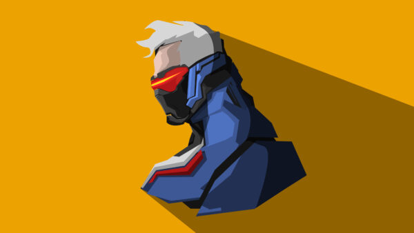 Wallpaper Soldier, Overwatch, Minimal, Artwork