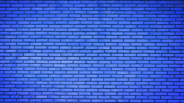 Wallpaper Dark, Background, WALL, Brick, Blue