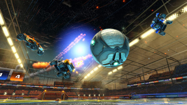 Wallpaper Field, Background, Battling, Rocket, League, Games