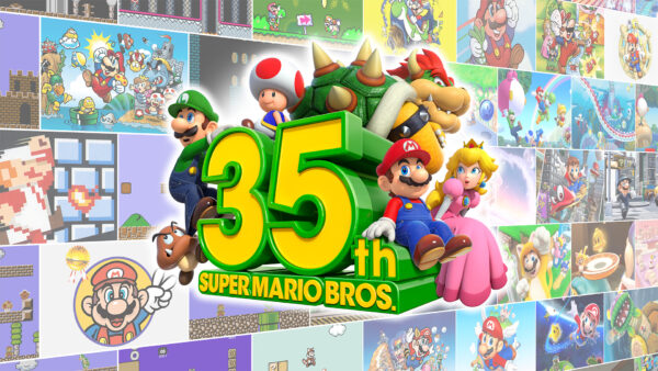 Wallpaper Luigi, Toad, Games, Peach, Bowser, Mario, Princess, Goomba