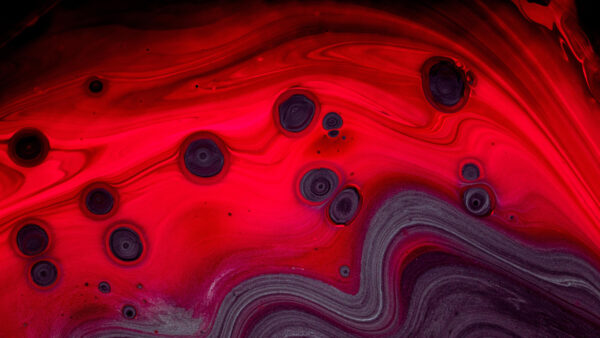 Wallpaper Dark, Paint, Pink, Abstract, Red, Desktop, Stains, Abstraction, Mobile