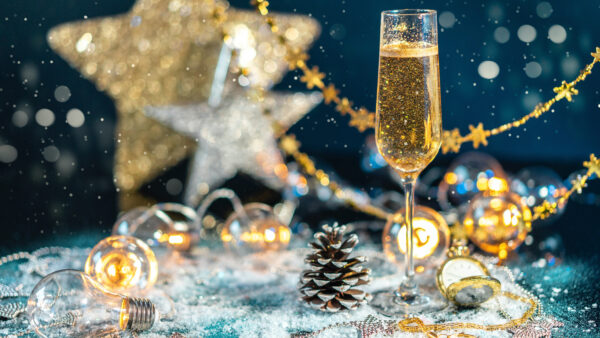 Wallpaper And, Ornaments, Drink, Attractive, Glittering, Christmas, Stars