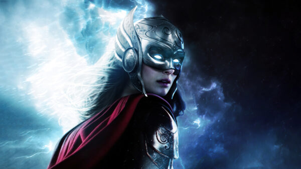 Wallpaper Thor, Lady, Superheroes, Sky, Background