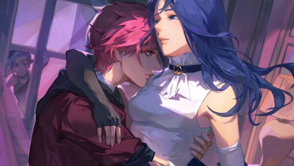 Wallpaper Caitlyn, Jinx, Arcane