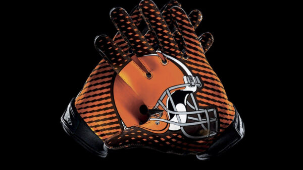 Wallpaper Helmet, Football, Desktop, Hands, Gloves, Browns, And, American, With, Cleveland