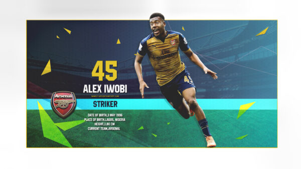 Wallpaper Arsenal, Alex, Iwobi, F.C.