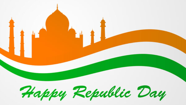 Wallpaper Creative, Day, Indian, Taj, Flag, Mahal, Republic, Celebration