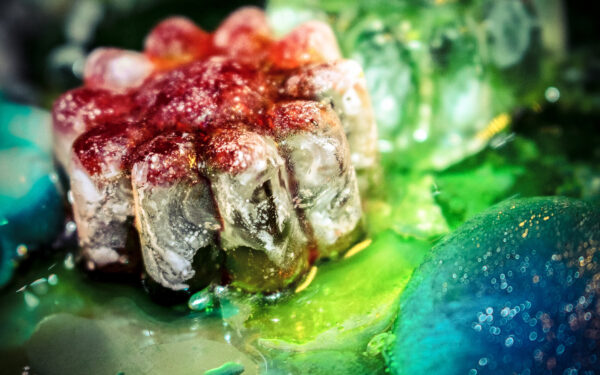 Wallpaper Ice, Cubes, Macro, Colorful