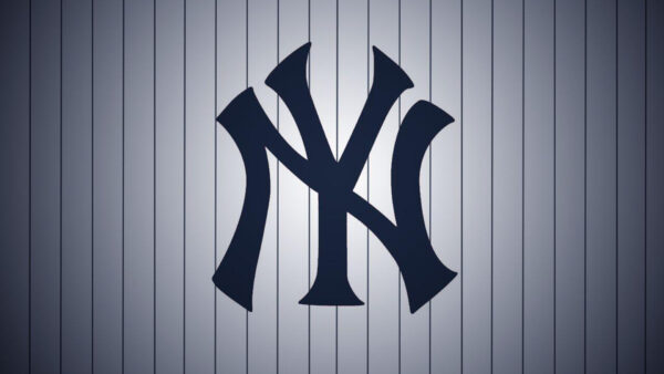 Wallpaper Desktop, Background, Stripes, Logo, Yankees, Baseball