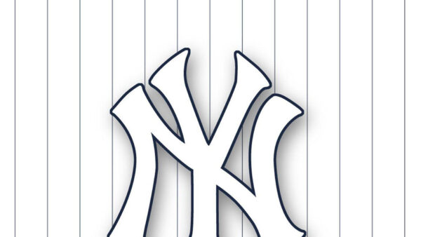 Wallpaper Desktop, Background, White, Logo, Yankees, Stripes, Baseball