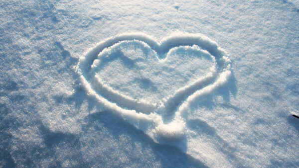 Wallpaper Drawing, Snow, Shape, Love, Heart
